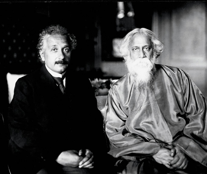 Albert Einstein und Rabindranath Tagore, New York, 1930